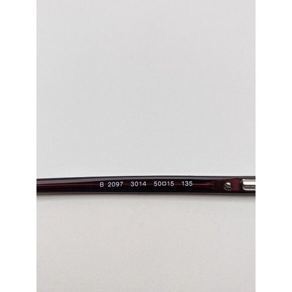 🕶️Made in Italy! Burberry B2097 3014 Eyeglasses 50/15 135 /KAE351🕶️​ - Picture 5 of 7